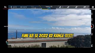 fimi x8 se 2022 v2 range test at the beach [upl. by Bred42]