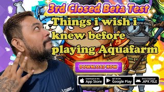 AQUA FARM PLAY TO EARN GAME REVEAL AND EXPERIENCE  OVERVIEW AND TIPS AND TRICKS [upl. by Haidabez]