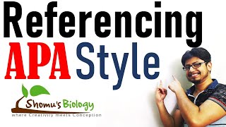 APA style referencing tutorial  APA in text citation  How to reference in APA style [upl. by Itin]