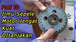 Pasang Kopling Motor Jengat Bertenaga  Part 9 Merakit Megapro [upl. by Anasor885]