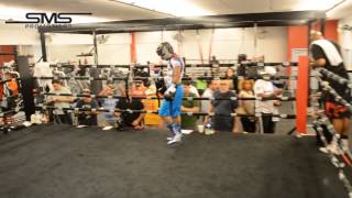 Yuriorkis Gamboa Workout at IMP Gym [upl. by Ranson]