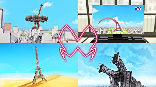 Miraculous Eiffel Tower is Damaged 7 Times 🥹 [upl. by Biddick456]