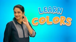 Learn Color Names for Children  Color Names with Spellings  yashpatwardhan [upl. by Marnie]