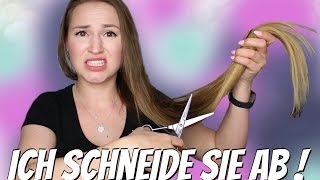 Ich schneide meine Haare ab  Haare spenden  Lena’s Lifestyle [upl. by Arria742]