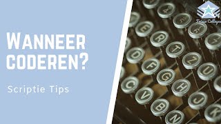 Wanneer STARTEN met TRANSCRIBEREN en CODEREN  Scriptie TIPS [upl. by Eeluj]