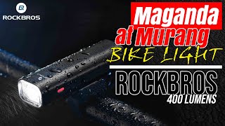 Maganda at murang bike light  ROCKBROS 400 LUMENS [upl. by Anner]