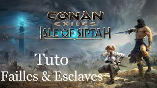 Tuto Conan Exiles Isle of Siptah  Temples Telluriques Invocation Pics DÉnergie amp Esclaves [upl. by Nodnol928]