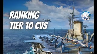 Ranking T10 CVs Hakuryu FDR Midway Eagle Malta Richtofen Nakhimov in World of Warships Wows Blitz [upl. by Aicnetroh660]