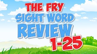 Fry Sight Word Review  125  Jack Hartmann [upl. by Retsevlis619]