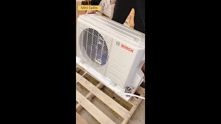 How does a heat pump work to heat and cool your home without any ductwork [upl. by Cristine]