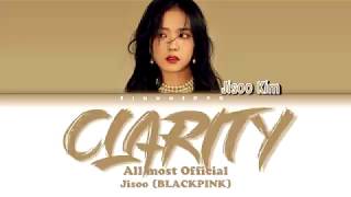 OFFICIAL CLEAN AUDIO JISOO BLACKPINK  CLARITY Lyrics EngRomHan [upl. by Anaila]