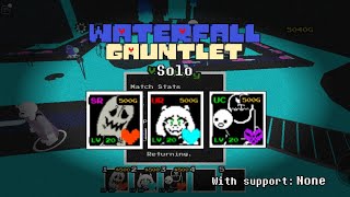 Solo Waterfall Gauntlet with Horror Toriel Woshua and Horrorblook Roblox Undertale Adventures [upl. by Koziarz]