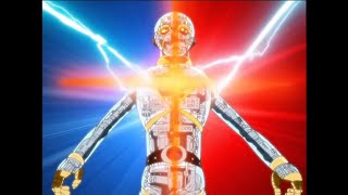 ⚠ CAUTION Flashing ⚠ Android Kikaider The Animation 20002003  various henshins [upl. by Iatnohs570]