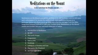 The Lords Prayer  Christian Meditation  Meditations on the Mount [upl. by Retloc]