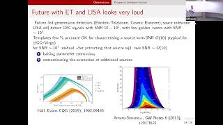 Riccardo Sturani Gravitational Wave Astronomy  Part 2 [upl. by Norramic]