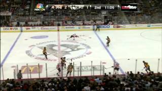 NHL 2014 10 22 Philadelphia Flyers vs Pittsburgh Penguins [upl. by Bathilda]