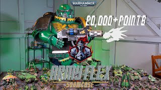 Army Showcase HUGE 20000 Plus Points of Warhammer 40k Salamanders  Army Flex Showcase [upl. by Merola695]