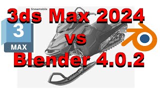 3ds Max 2024 vs Blender 402 A HeadtoHead Comparison of STL Import Speed [upl. by Kessiah]