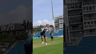 💨 90 MPH Fast Bowling Action  How To Bowl Fast In Cricket  Kyle Jamieson Braced Front Leg [upl. by Leverett]