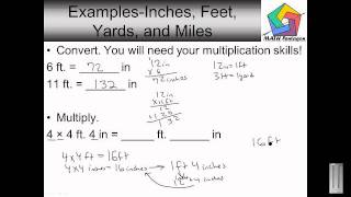 4th Grade Inches Feet Yards and Miles [upl. by Sakram]