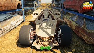 Rebuilding 2015 BATMOBILE ARKHAM KNIGHT  Car Mechanic Simulator 2021 [upl. by Htennek]