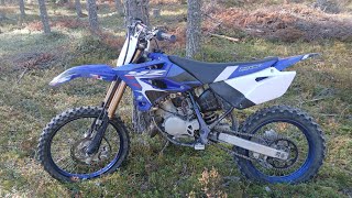 YAMAHA YZ85 RIDING [upl. by Nylidam]