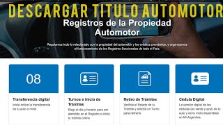 DESCARGAR TITULO DIGITAL AUTOMOTOR  MOTOS FACIL [upl. by Malvino970]