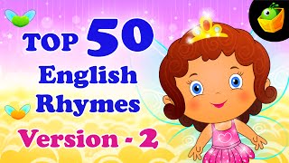 Top 50 Hit Songs Version 2 For Kids  Compilation of Best Children English Nursery Rhymes [upl. by Nivets]