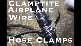 Clamptite Airplane Wire Hose Clamps [upl. by Nalani]