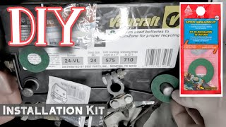 How to Install Battery Installation Kit  AGS Dielectric Grease and Washers  DIY [upl. by Janeva]