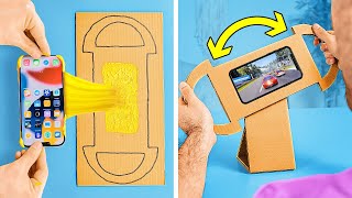 Cardboard Gadgets No Way 😰 Easy Cardboard DIY 📦 [upl. by Ilke]