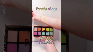 Profusion Pastel Palette Swatches makeupswatches rainbowmakeup affordablemakeup makeup shorts [upl. by Ecirahc]