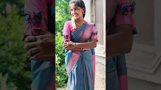 Theri movie saree 💖youtubeshorts viralvideo [upl. by Oijimer]