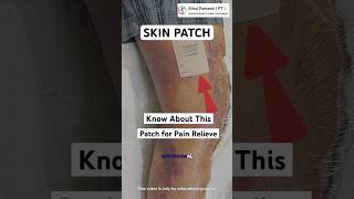 Transdermal patch athulrameshpt physicaltherapy medical youtubeshorts youtube shorts health [upl. by Yanel]