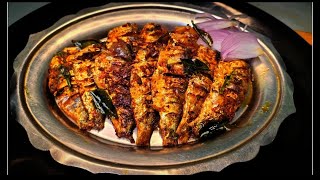 மத்தி மீன் வறுவல்🐟 sardines fish fry recipe in Tamil   Houzz meal [upl. by Nirrak468]