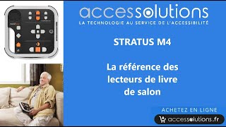 Stratus M4 la référence des lecteurs de livre audio de salon pour les séniors et les bibliothèques [upl. by Yartnod]