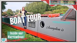 Boat TOUR Inside our Narrowboat Ep47 [upl. by Ettennal]