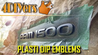 How to Plasti Dip Emblems with Glossifier [upl. by Nattirb]