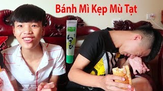 Hữu Bộ  Trò Đùa Ăn Bánh Mì Kẹp Mù Tạt  Troll Wasabi [upl. by Chiarra957]