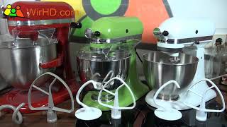 KitchenAid Artisan  Classic und Heavy Duty Vergleich Unboxing Review [upl. by Stamata]