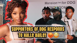 KAI CENAT JIDON DESHAE FROST AND DDG REACTS STRONGLY TO HALLE BAILEY’S DELETED TWEETS😡🤯 [upl. by Thorny62]