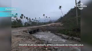 Premier bilan au Vanuatu après le passage du cyclone Lola [upl. by Gettings]