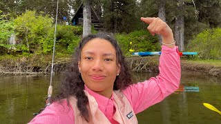 3 Days Fishing Kayaking and Cabin Camping in Alaska [upl. by Jeuz]