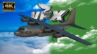 Free Green screen Effect  airplane VFX  4KHD [upl. by Nickolai]