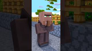 Pillager Attached To Villager And Got Shocked 😱 shorts minecraft [upl. by Muriel756]