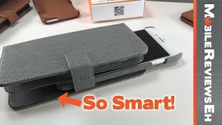 The BEST Wallet case ever Uolo 2in1 Magnetic Folio iPhone 7 Case Review [upl. by Aelyk]