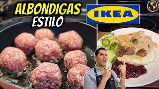 Como Hacer ALBÓNDIGAS Estilo IKEA en tu Cocina  Cocina Universal [upl. by Zaob]