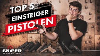 5 BESTE AIRSOFT PISTOLEN für ANFÄNGER  Top 5 Einsteiger Pistolen [upl. by Itsym]