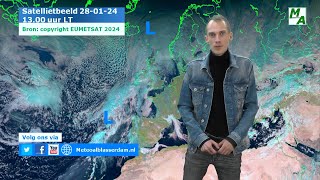 Januari 2024 vrij nat en iets zonniger dan normaal komende week voorlopig geen terugkeer winterweer [upl. by Varipapa383]