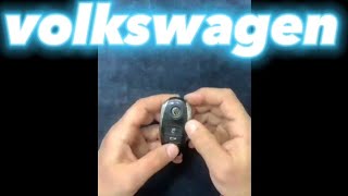 Volkswagen Touareg key fob battery replacement [upl. by Cousins455]